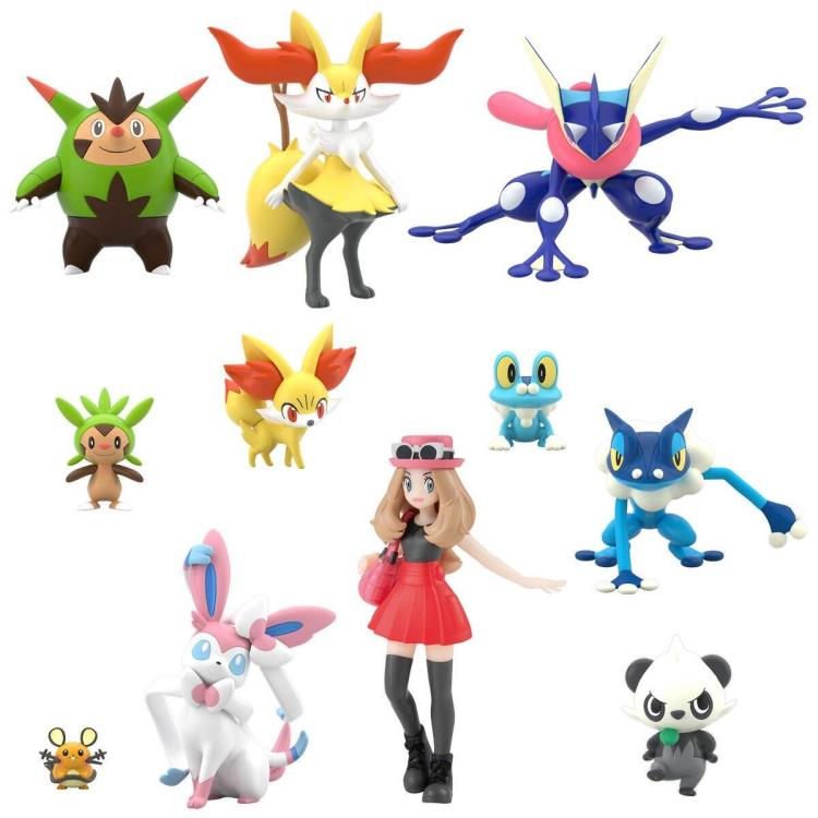 Pokemon Scale World Kalos Region Set of 11