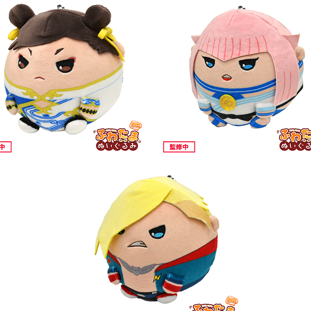 Street Fighter 6 Fuwatama Plush Mini - Chun Li, Manon, Ed