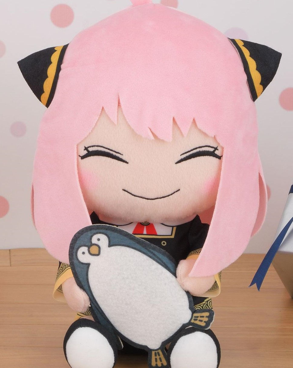 Spy x Family - Anya Sitting Plush with Penguin