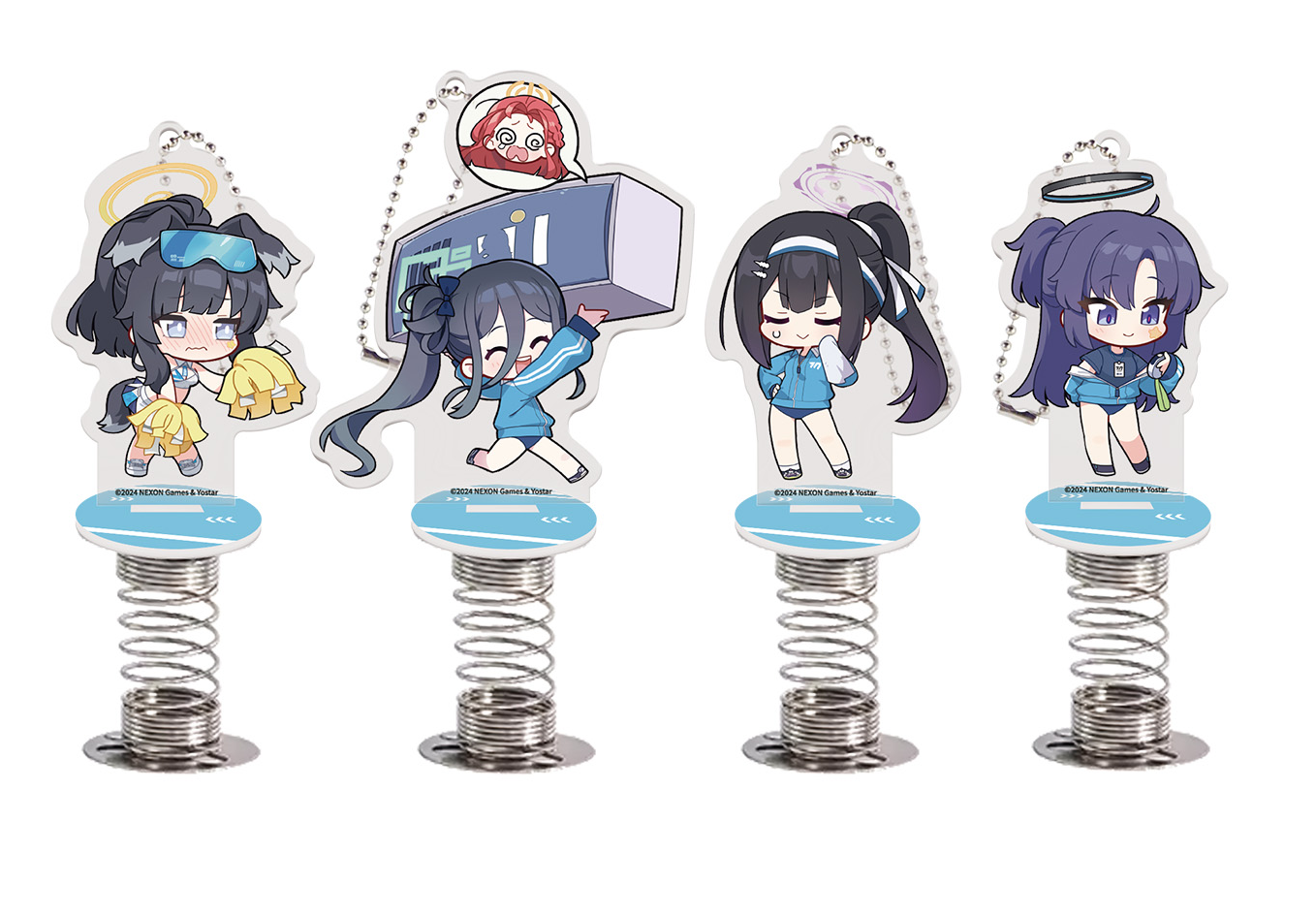 Blue Archive Get Set, Go! Kivotos Halo Games bobble standee / Keychain
