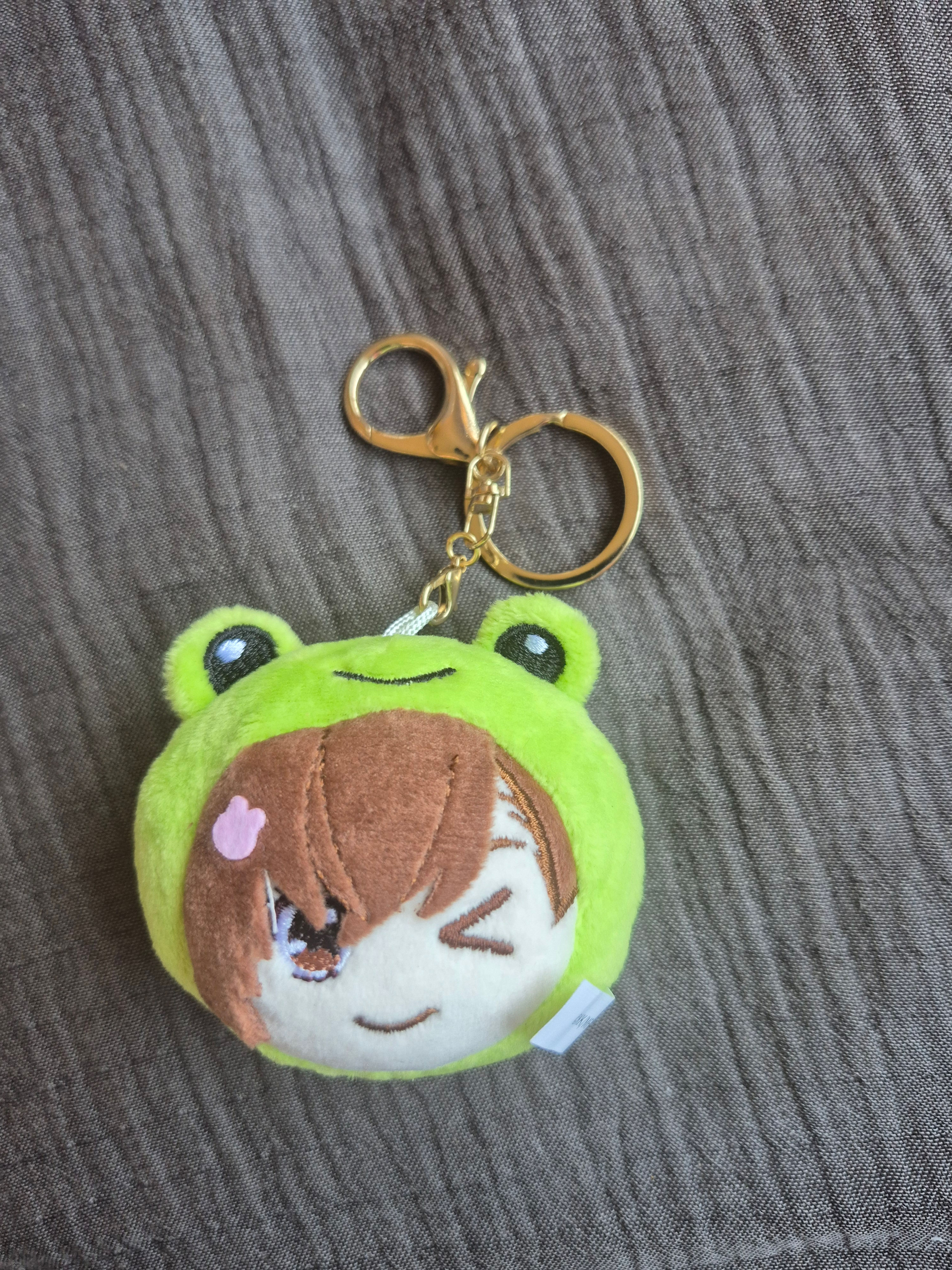 (700) A Certain Scientific Railgun - Misaka Mikoto Froggy Keychain Plush