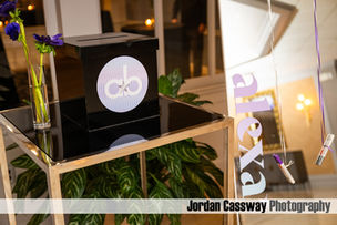Card Catcher and Sign In Mirror- Philadelphia Event Decor - Green Valley Country Club- Bat Mitzvah 