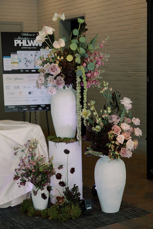 Entrance Florals- Philadelphia Event Decor - Philadelphia Wedding Walk