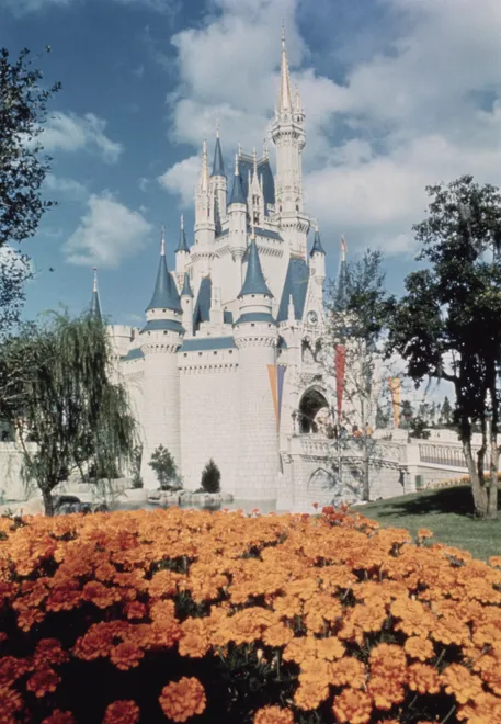 Cinderella's Castle circa 1970s Photo Credit: https://www.usatoday.com/picture-gallery/travel/2025/09/02/cinderella-castle-disney-transformation-photos/85941547007/