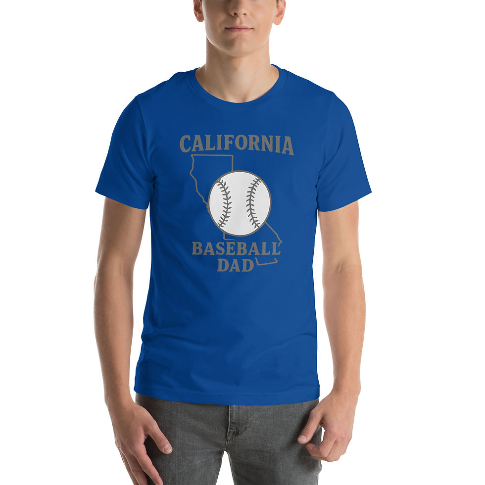 Thumbnail: California Baseball Dad t-shirt