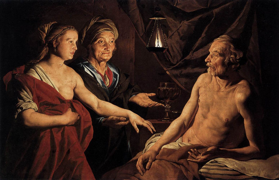 Hagar, Abraham og Sra