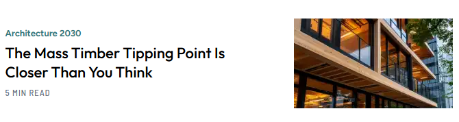 Architect Magazine published a spotlight story about the project. Click the link above to read the article.