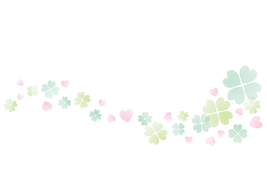 流れるクローバー