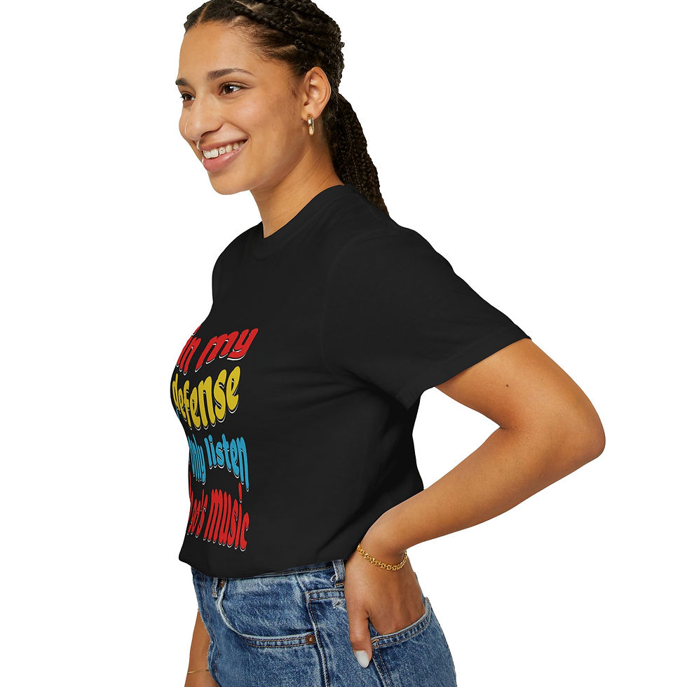 Thumbnail: Classic Vintage Saying T-Shirt, 90's Music Tee, Unisex Garment-Dyed T-shirt