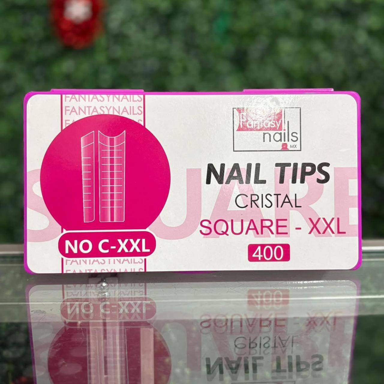 Tips NO C -XXL Square Cristsal Fantasy Nails
