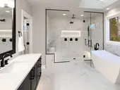 modern bathroom design Suffolk County