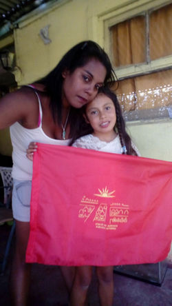 Yanett Rodríguez e hija