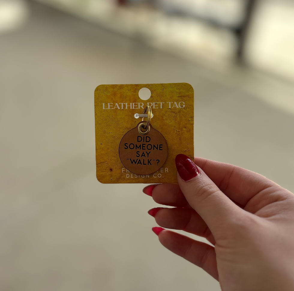 Thumbnail: Leather Pet Tags
