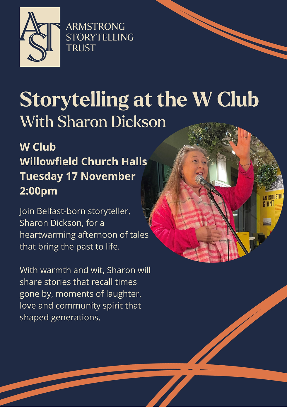 Storytelling at the W Club with Sharon Dickson