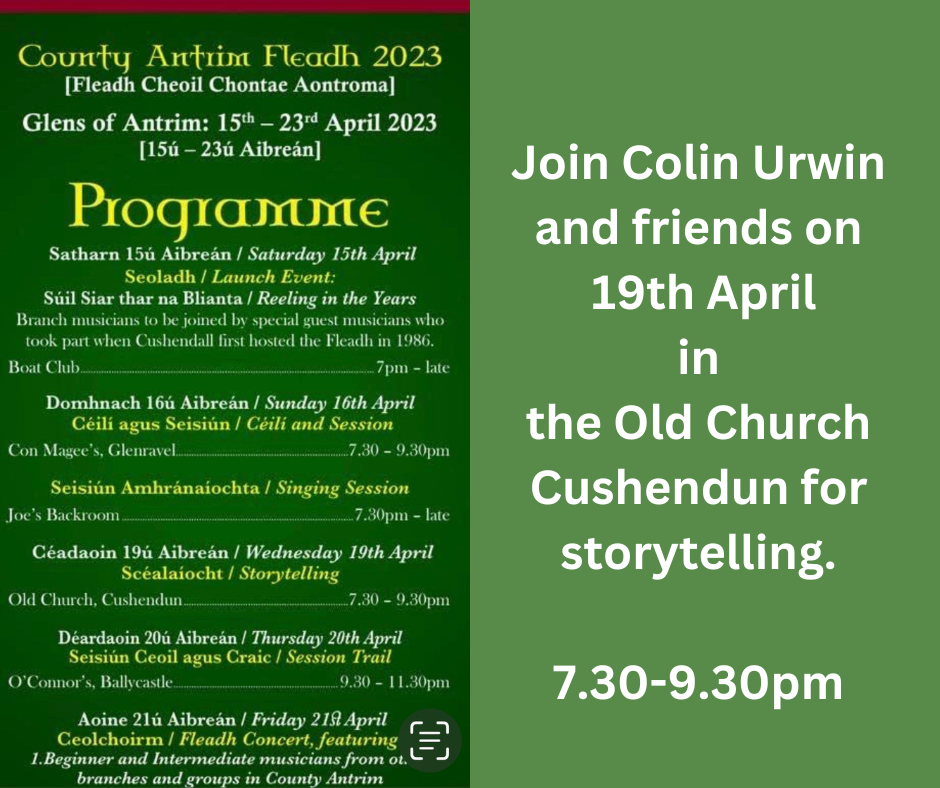Storytelling with Colin Urwin and Friends