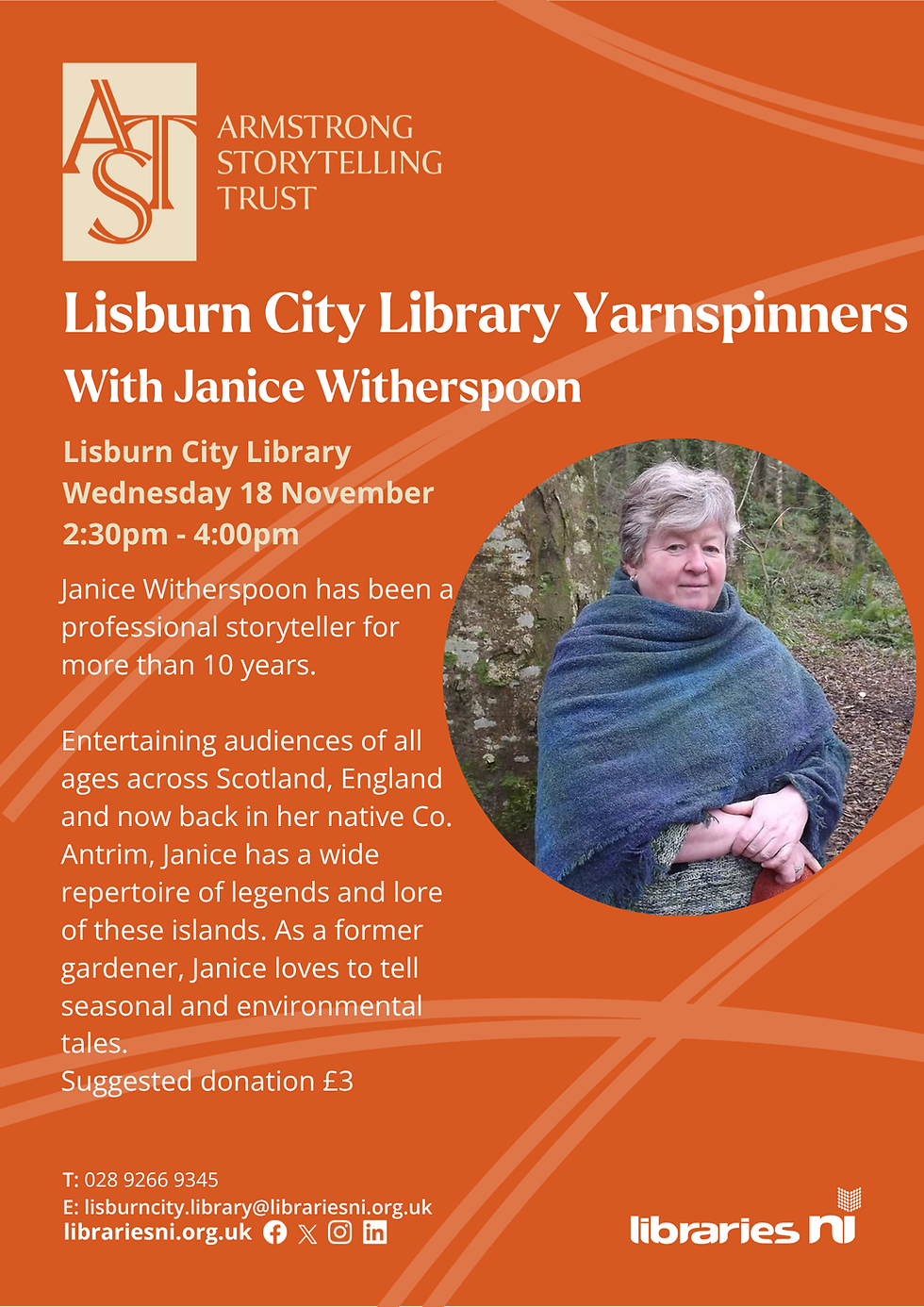 Lisburn City Library Yarnspinners with Janice Witherspoon