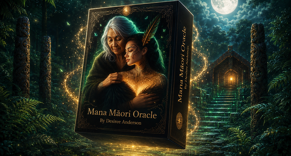 Mana Maori Oracle Deck inspired by Maori wisdom, ancestral teachings and self reflection.