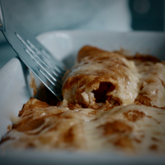 Spicy Lamb Enchiladas