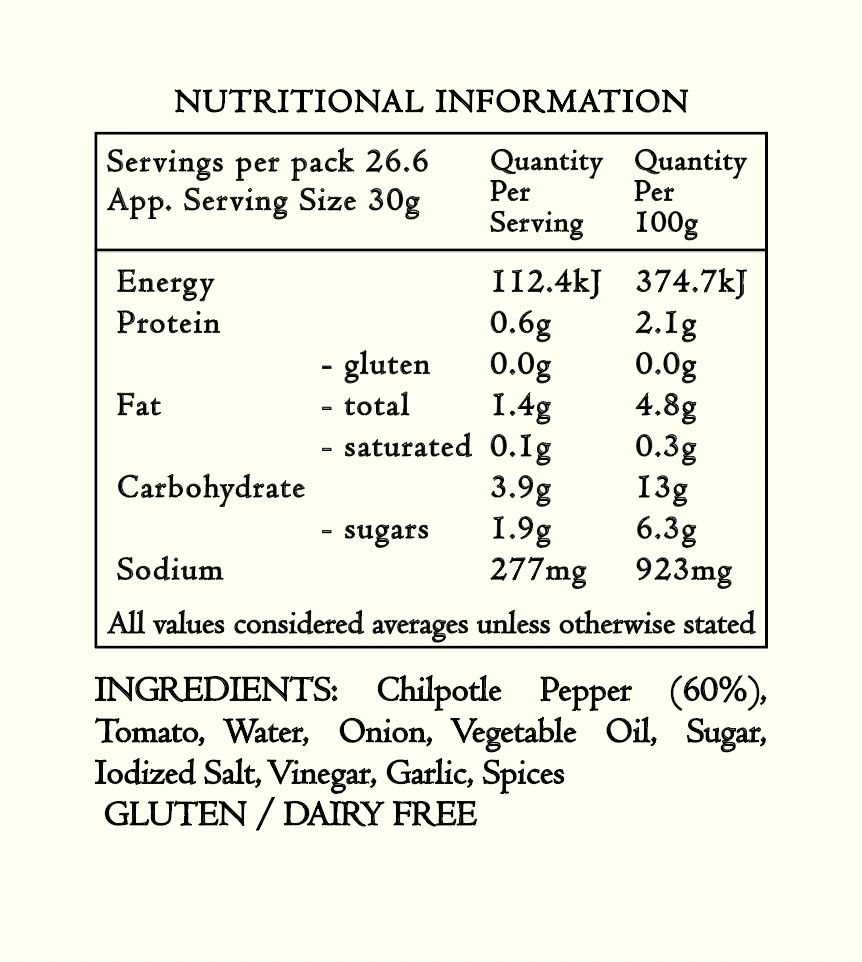 Thumbnail: La Morena Chipotle Peppers 800g