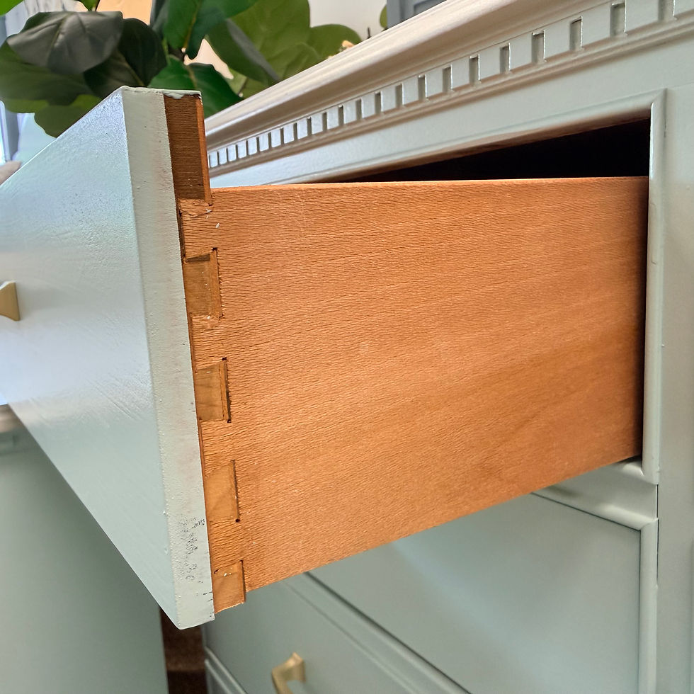 Thumbnail: Thomasville Dresser Set (No Bed) - Palladian Blue 