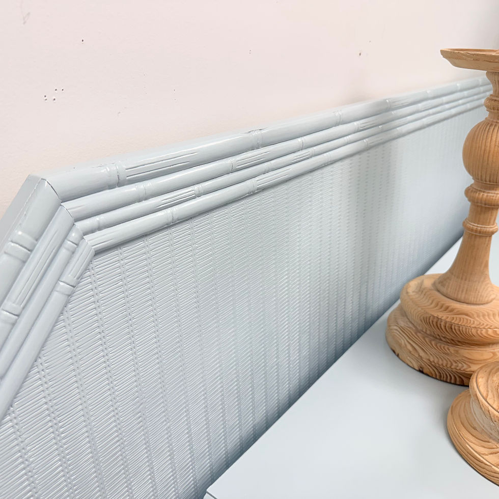 Thumbnail: Broyhill Faux Bamboo King Headboard Only