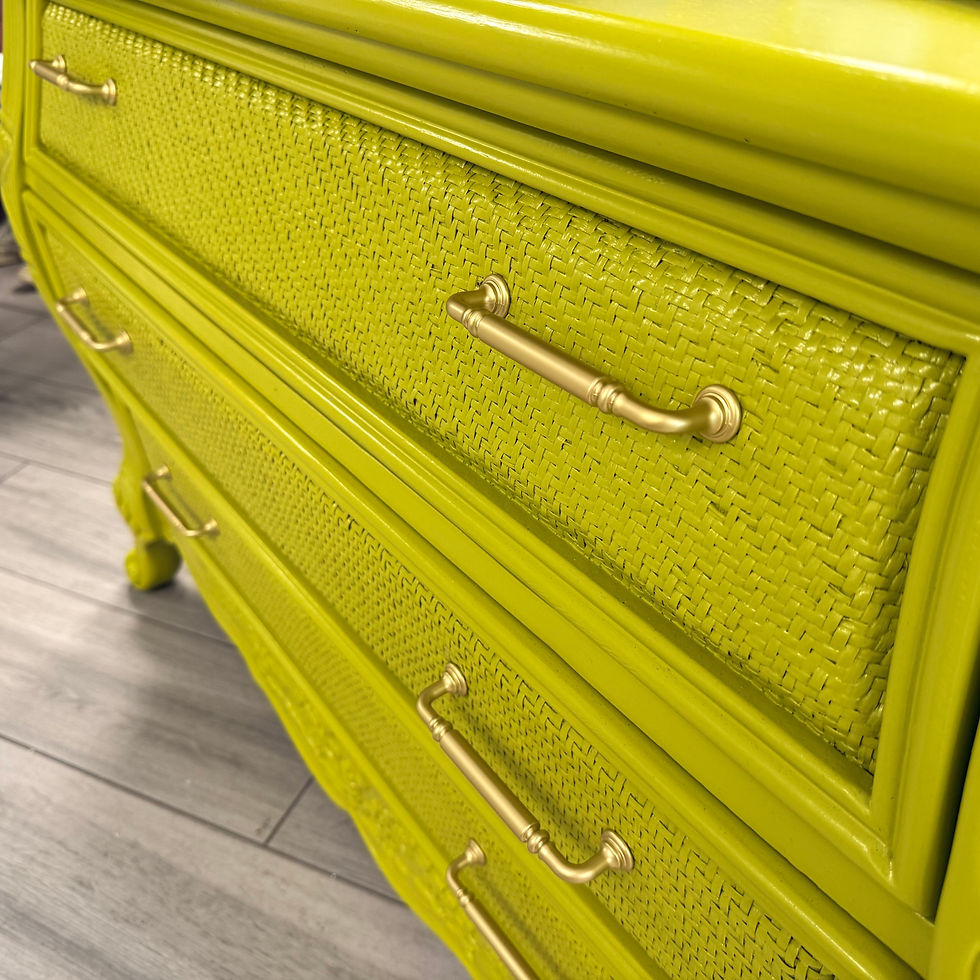 Thumbnail: 48” Bombay Chest - Chartreuse