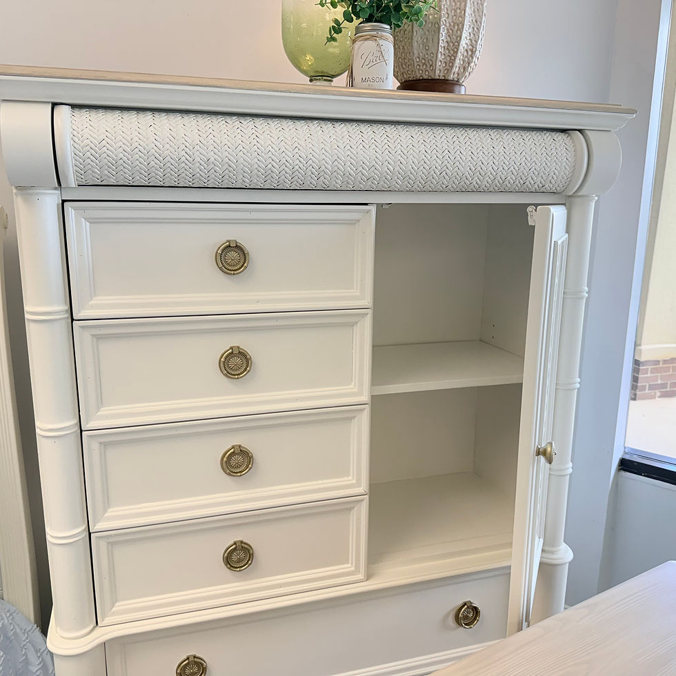 Thumbnail: Coastal Bedroom with King Sleigh Bed - Isles Ave/Pearly White 