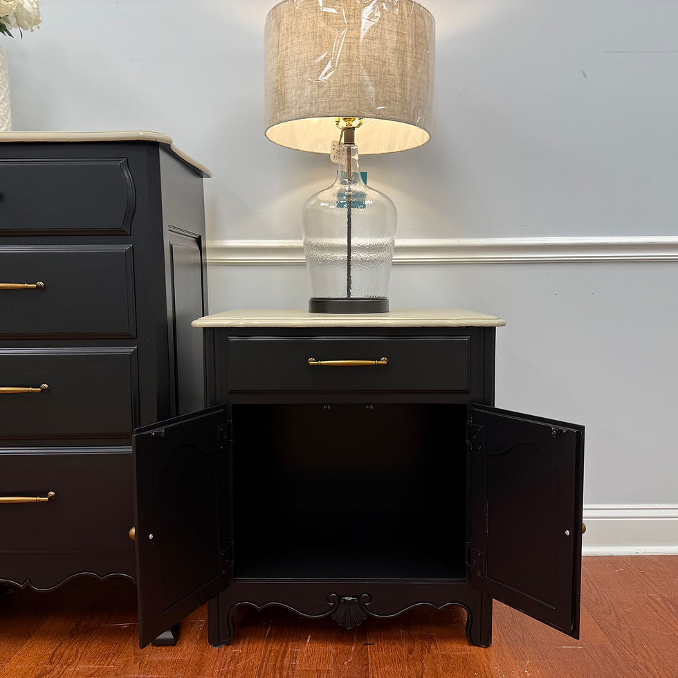 Thumbnail: Ethan Allen 3 Pc Bedroom Set - Tricorn Black 