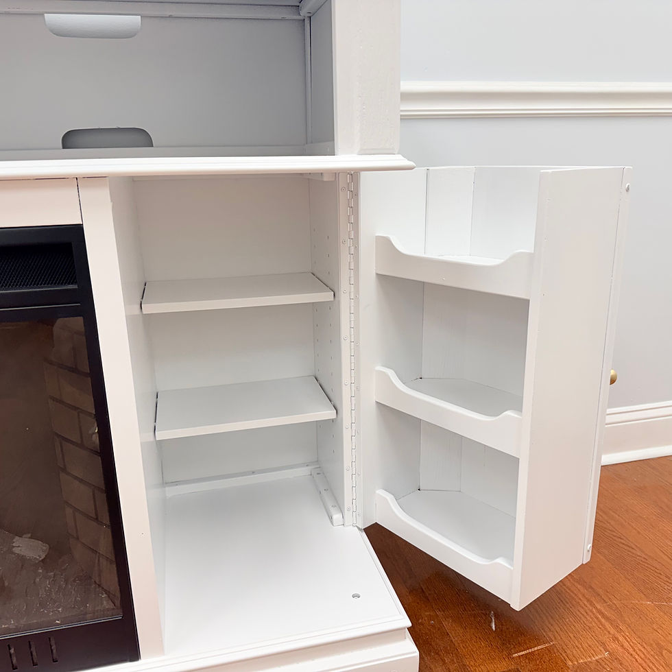 Thumbnail: Fire Place TV Stand Combo - Snow Owl White 