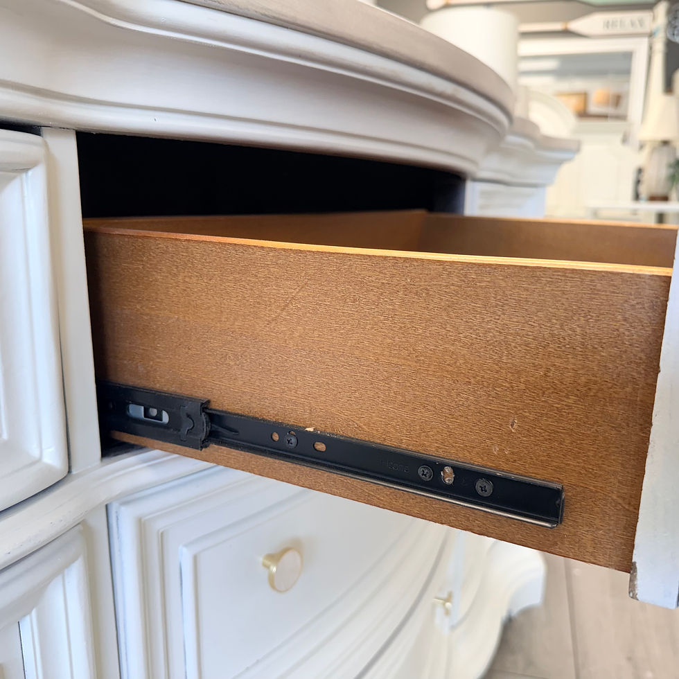 Thumbnail: Coastal Elegant 4 PC King Bedroom - Pearly White 