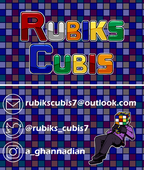Rubiks Cubis business card