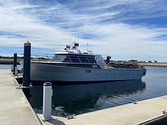 Boat moored at Cape Jaffa