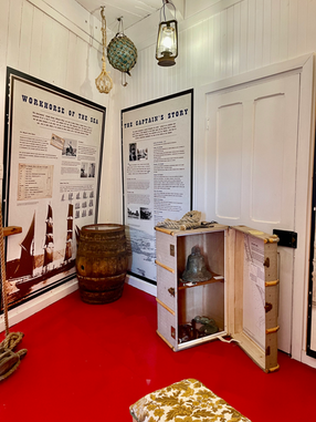 Artefacts of Margaret Brock displayed at the Cape Jaffa Lighthose
