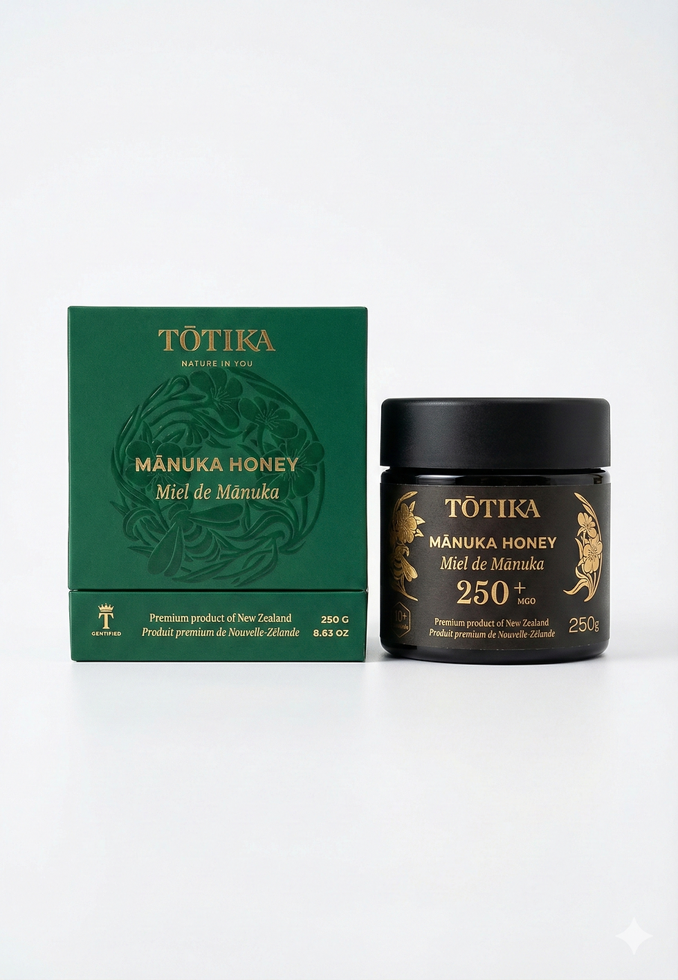 Totika MGO 250 Manuka Honey jar 250g New Zealand