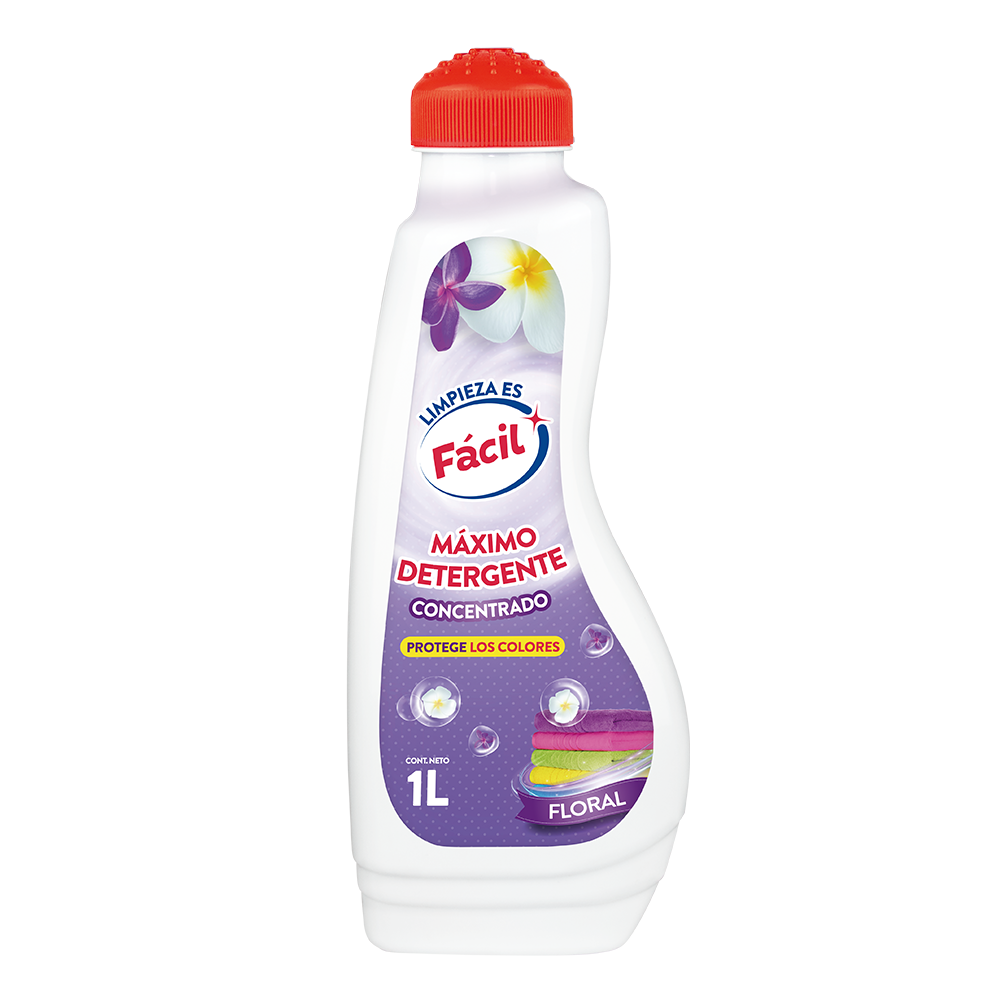 Detergente concentrado fragancia Floral 1L