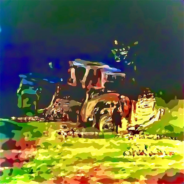 Junkyard Truck | Mixed Media