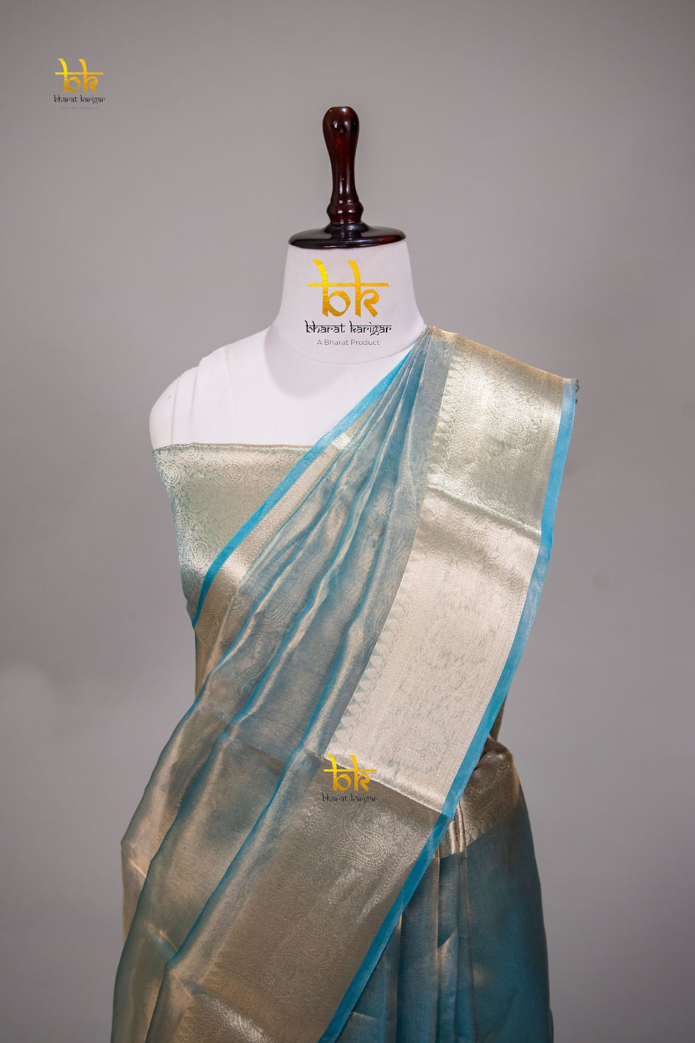 Thumbnail: Banarasi Handloom Pure Tissue Saree code-BTAS04