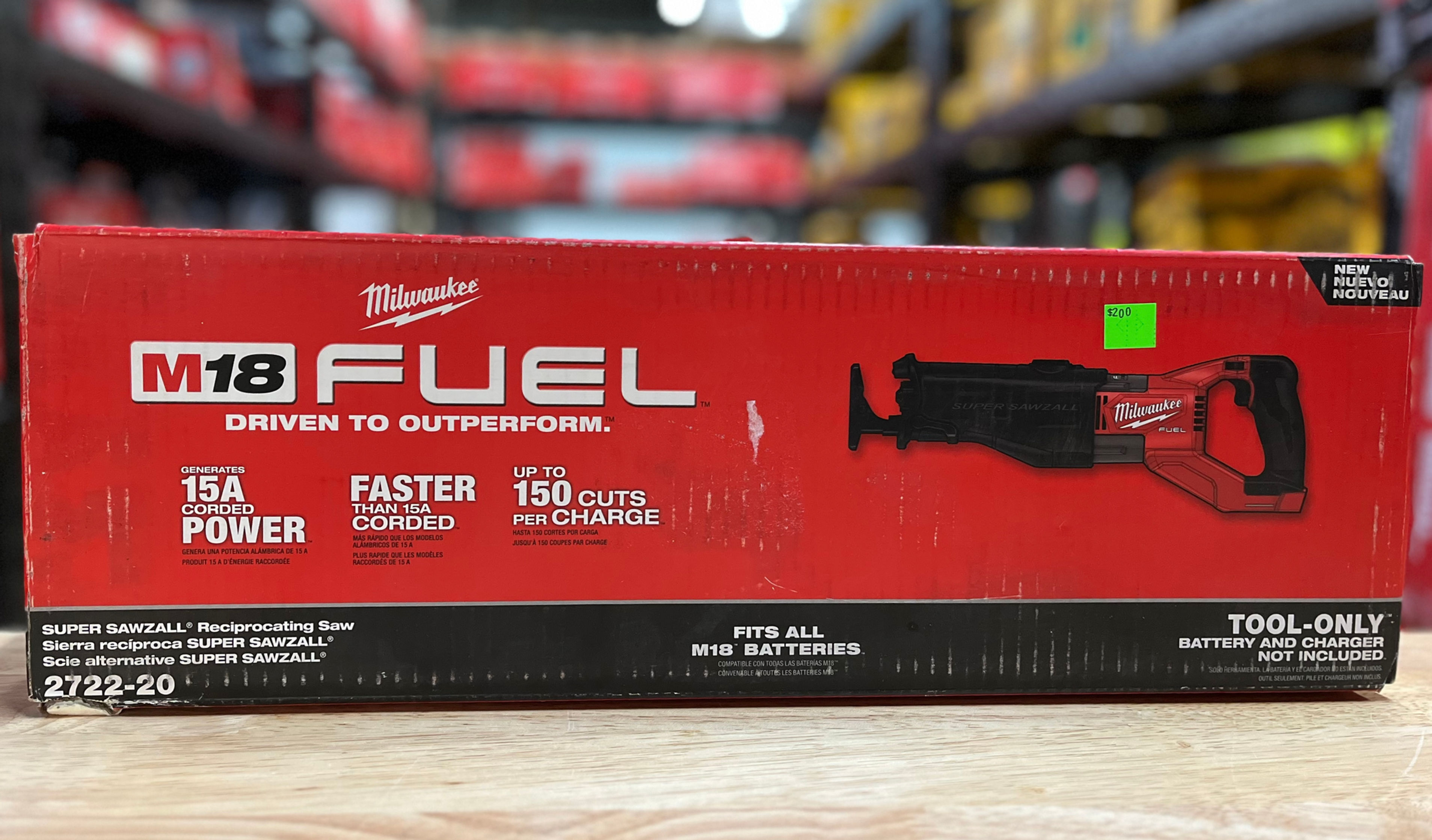 M18 Fuel 18-Volt Lithium-Ion Brushless Cordless Super Sawzall Orbital Recip Saw