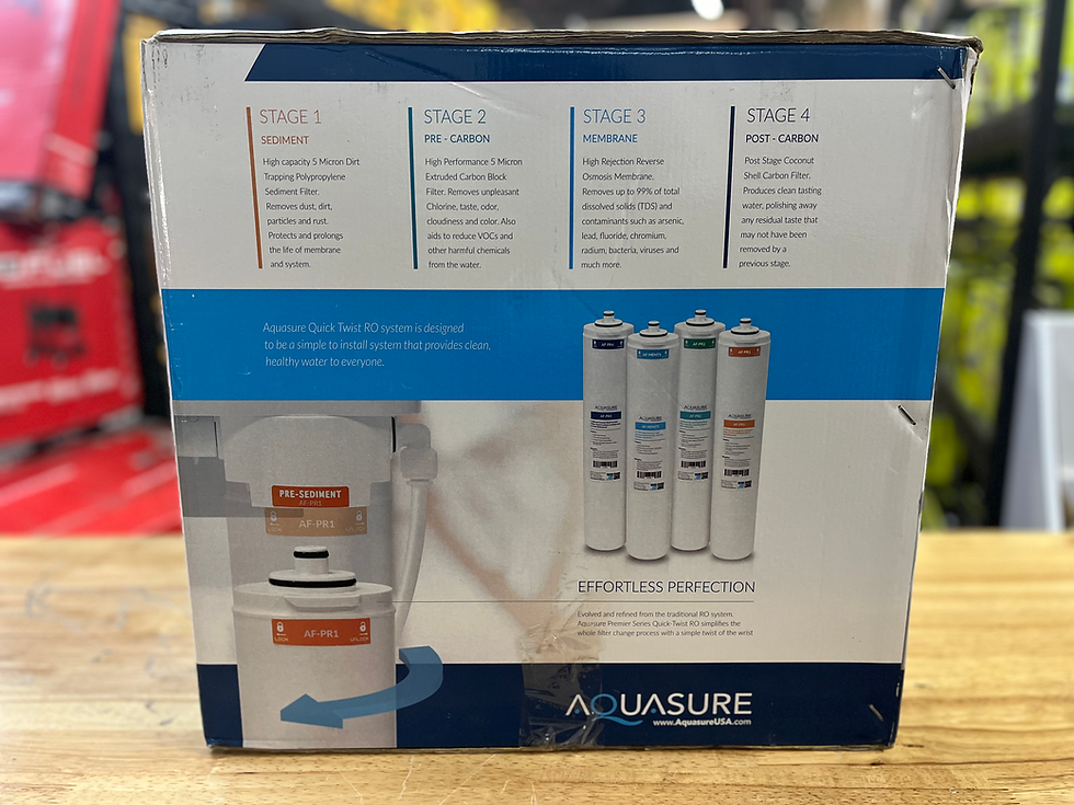 Thumbnail: AQUASURE Premier Series 75 GPD Reverse Osmosis Water Filtration System with Chr