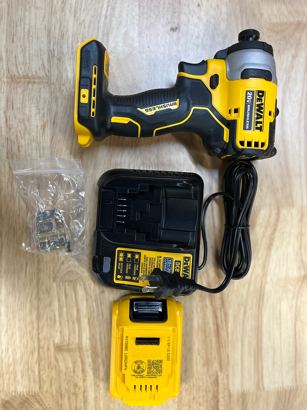 Thumbnail: ATOMIC 20V Max Lithium-Ion Brushless Cordless Compact 1/4 in. Impact Driver Kit