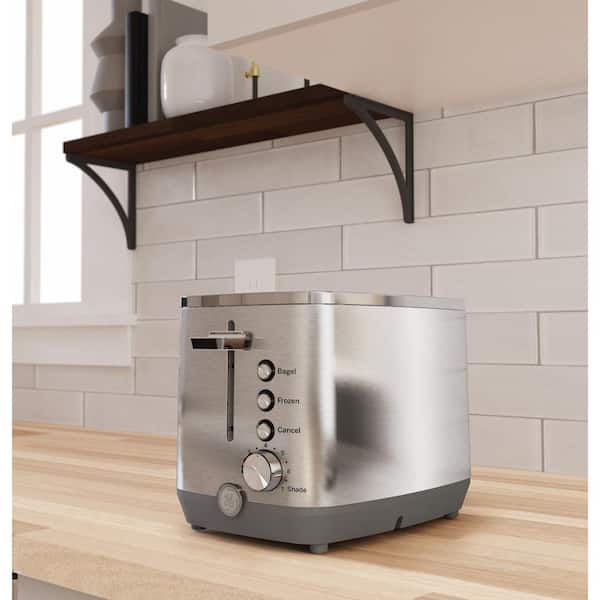 Thumbnail: GE 2-Slice Stainless Steel Wide Slot Toaster with 7 Shade Settings G9TMA2SSPSS
