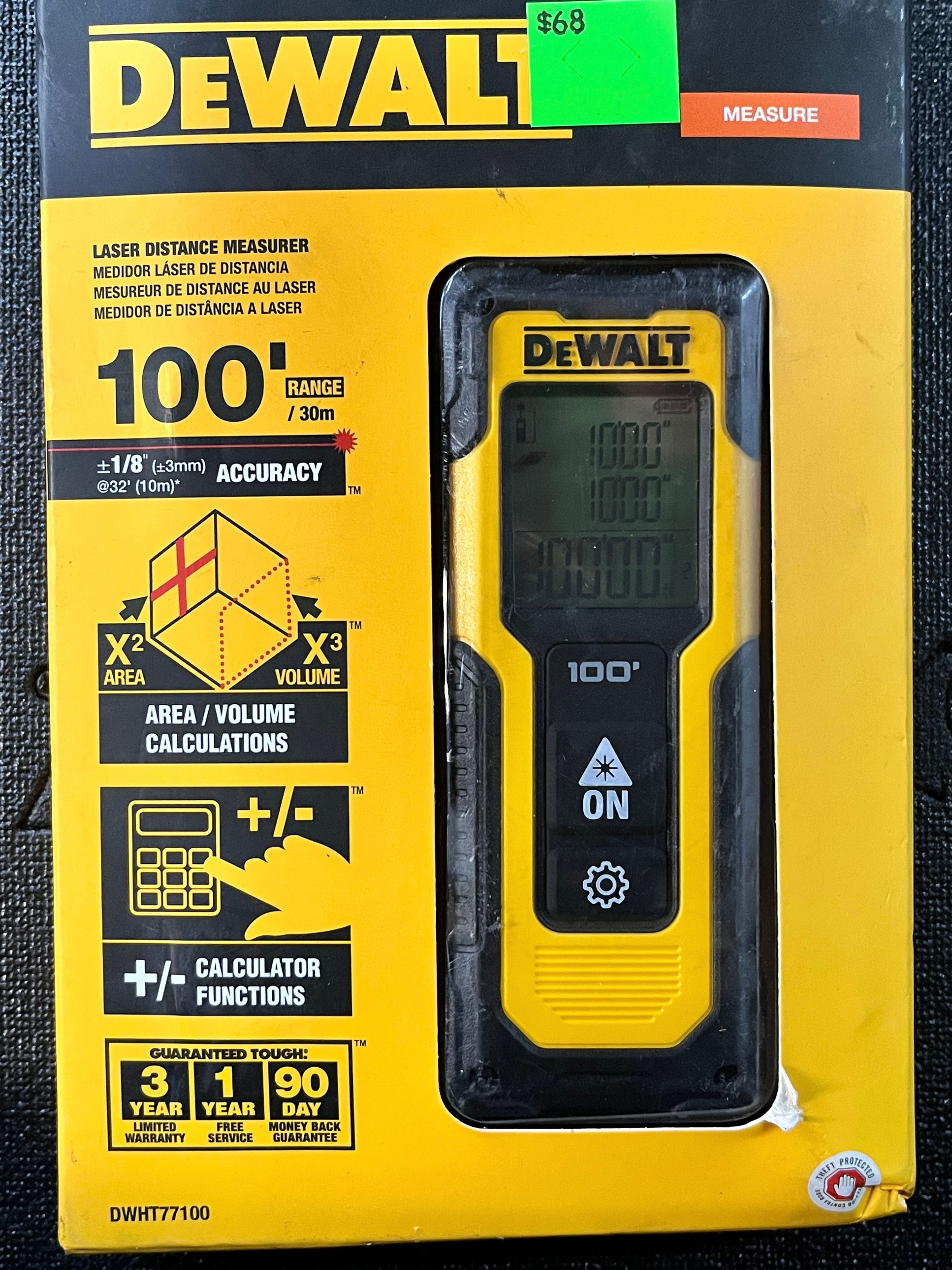 100 ft. Laser Distance Measurer