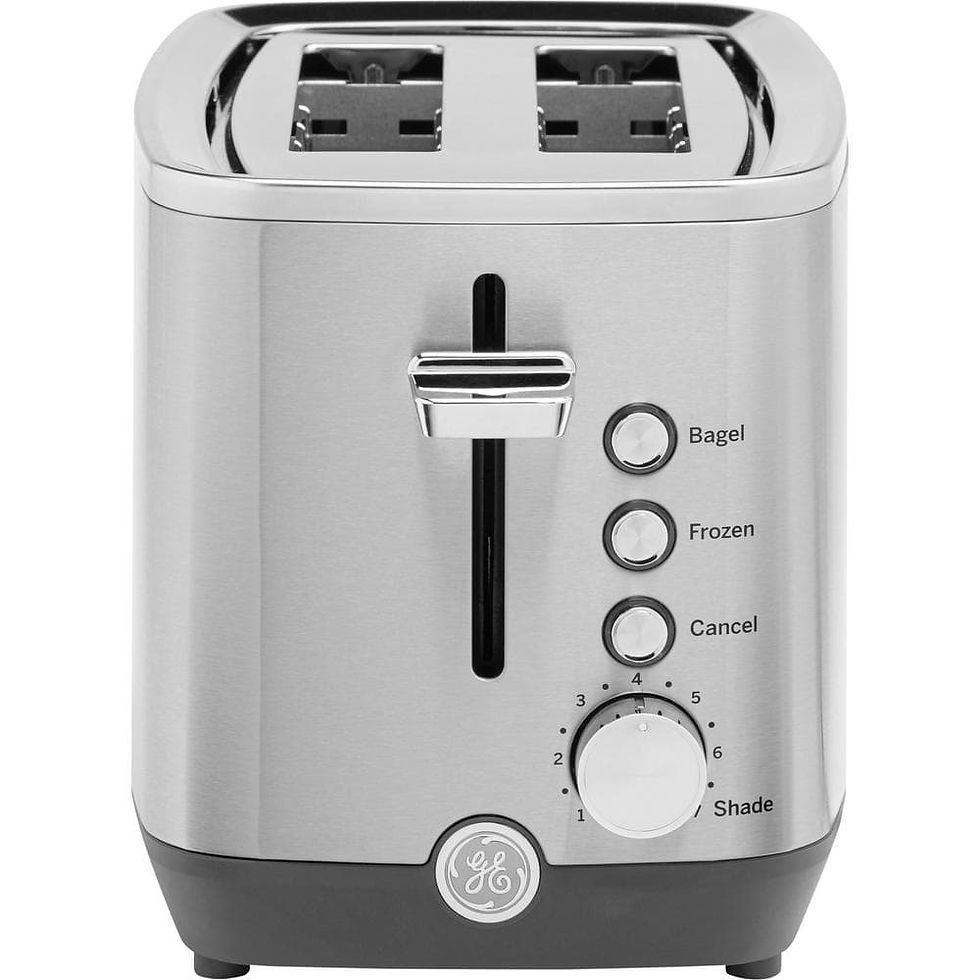 Thumbnail: GE 2-Slice Stainless Steel Wide Slot Toaster with 7 Shade Settings G9TMA2SSPSS