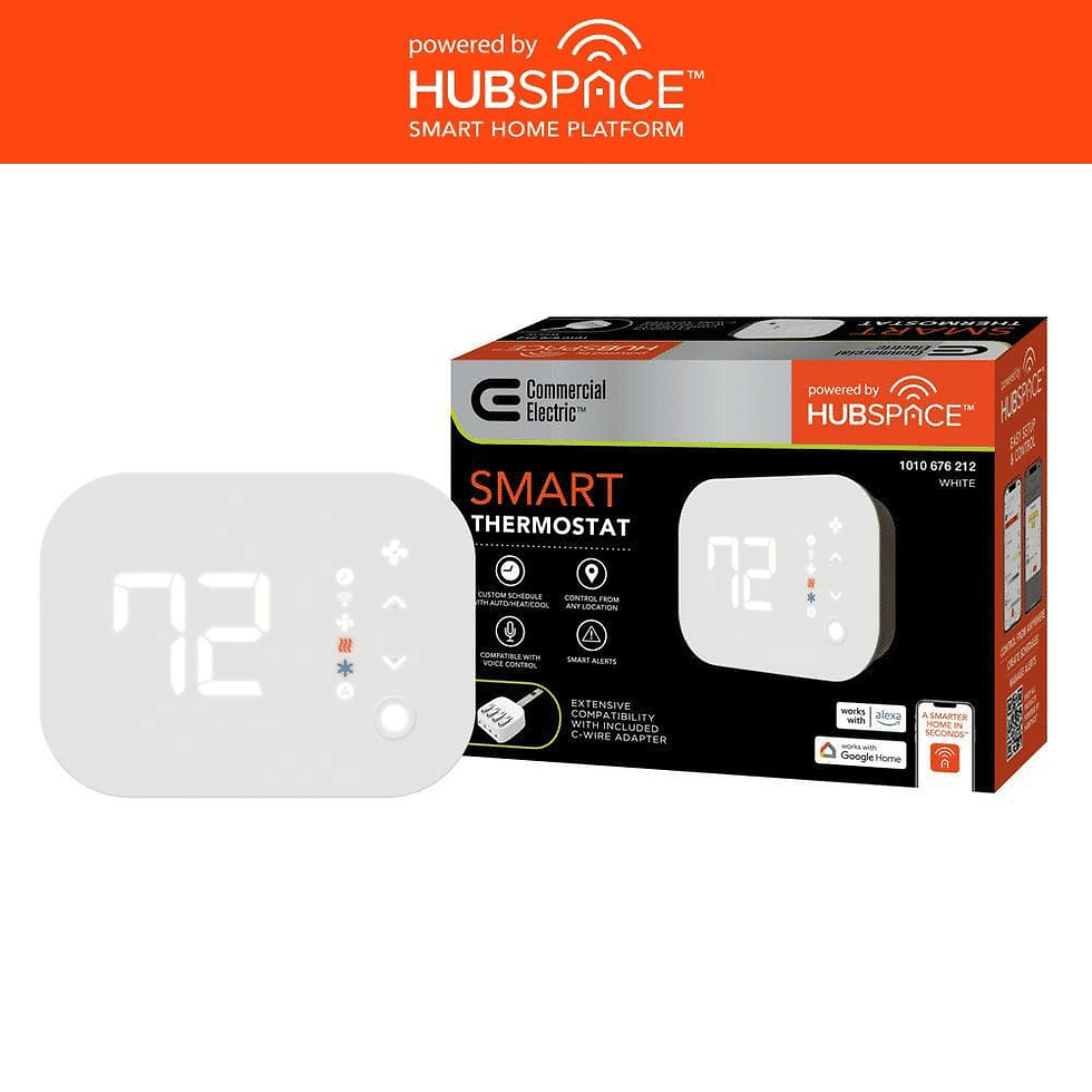 Commercial Electric Wi-Fi and Bluetooth Enabled Smart Programmable Thermostat w