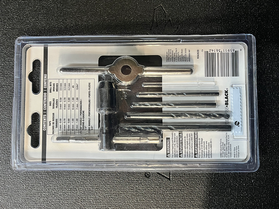 Miniatura: Fractional Tap and Large Hexagon Die Set (14-Piece)