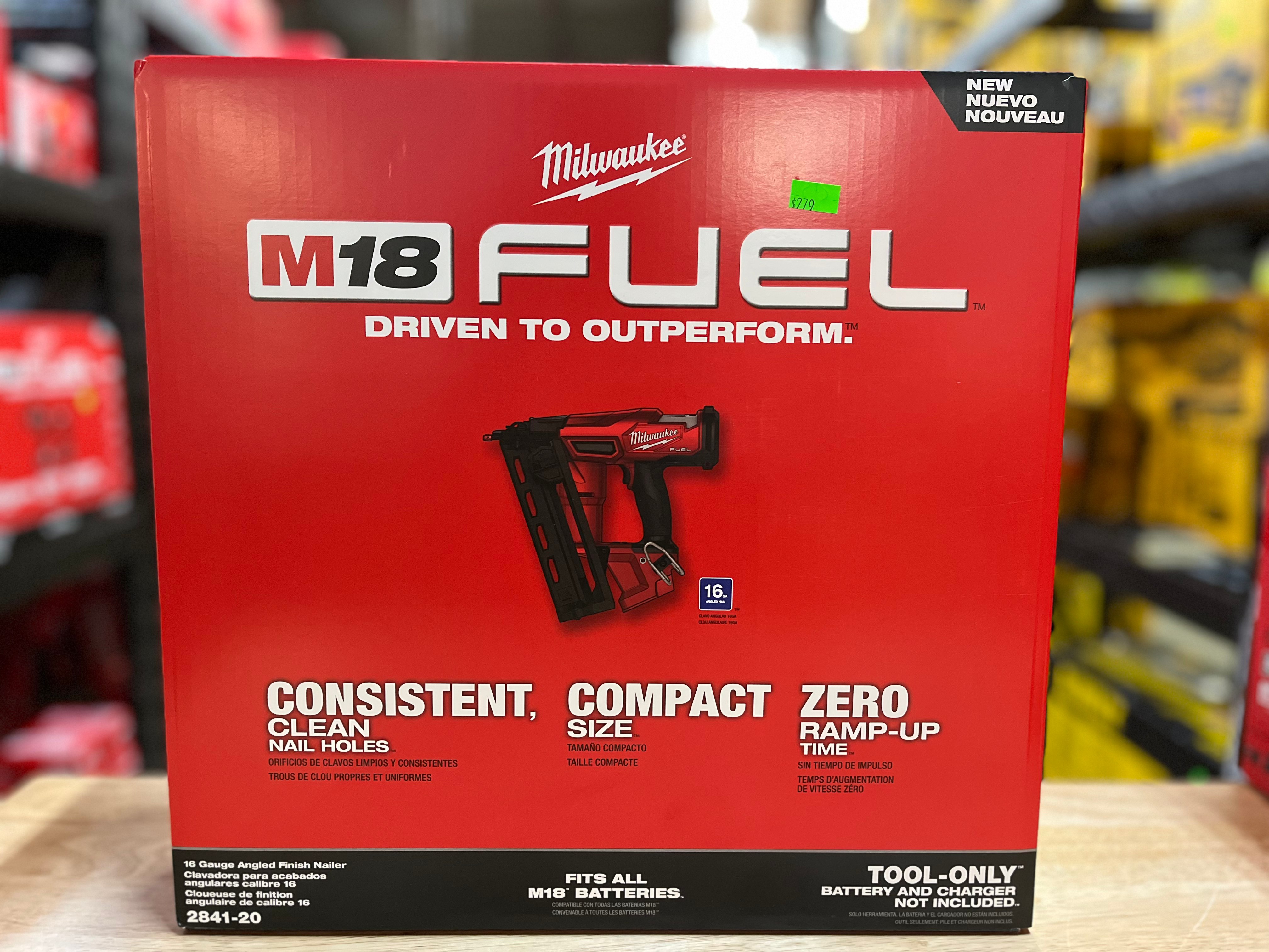 M18 FUEL 18-Volt Lithium-Ion Brushless Cordless Gen II 16-Gauge Angled Finish Na