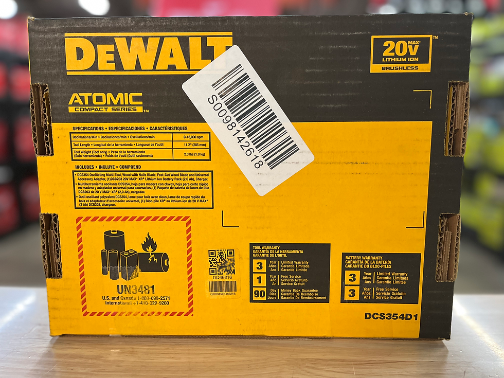 Миниатюра: ATOMIC 20V MAX* Brushless Cordless Oscillating Multi-Tool Kit (2.0 Ah)