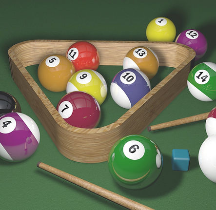 Triangle Rack with Balls