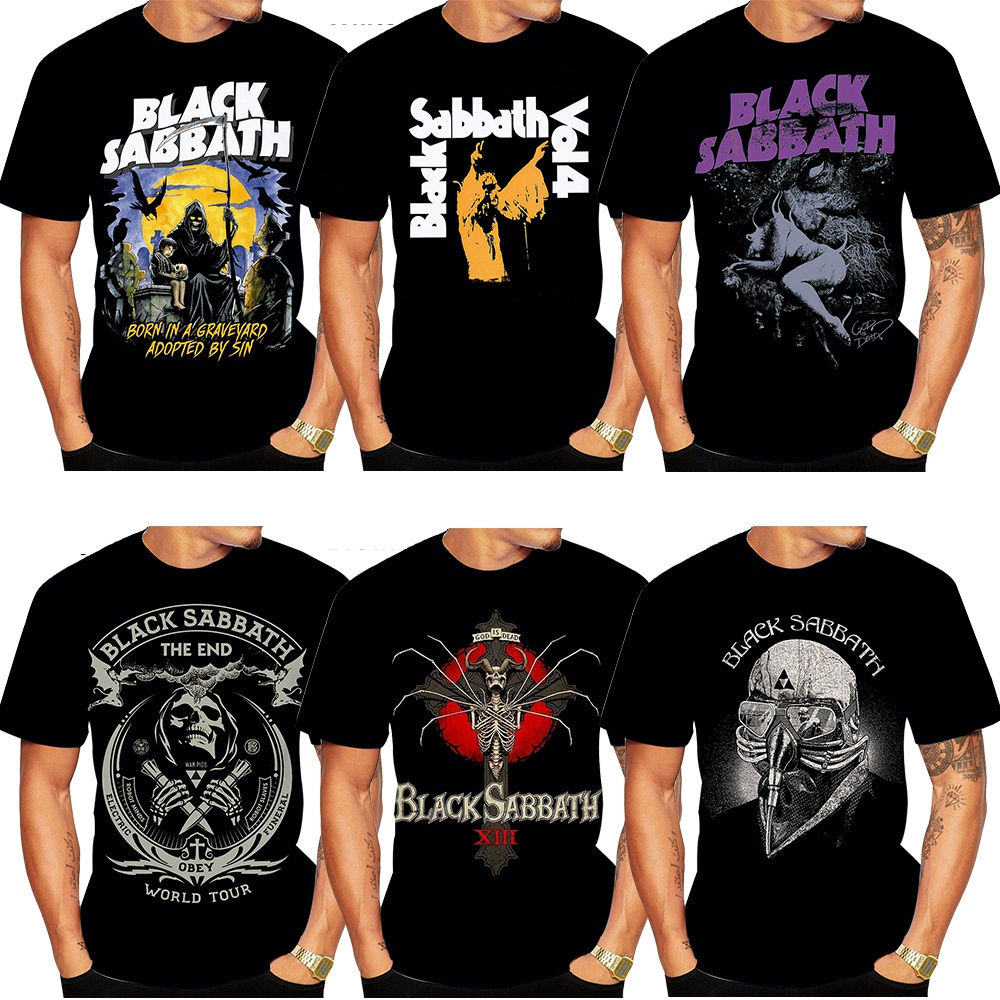 Camiseta Black Sabbath.