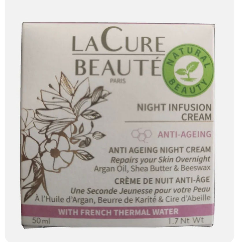 La Cure Beaute Paris Night Infusion Cream Anti Ageing 50ml